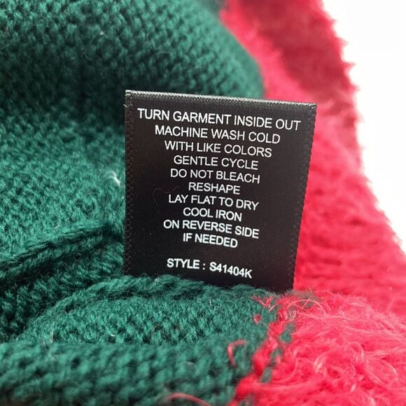 United States Sweaters SZ XL Christmas Holiday Santa Cardigan Winter Comfy Green - Picture 8 of 11